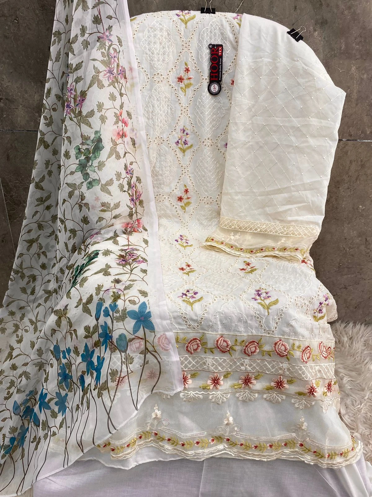 Hoor Tex H-294 Heavy Cotton Wholesale Pakistani Salwar Suit Catalog — Wholesale Salwar Suits, MPA wholesale from Surat - Gallery Image 3